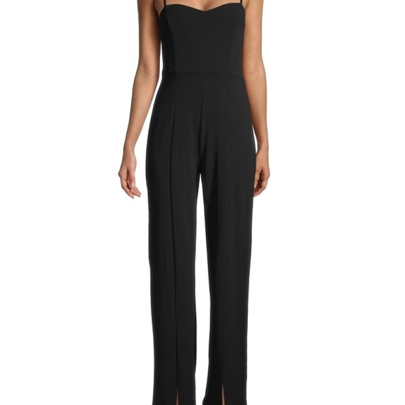 Bebe Black Jumpsuit - Picture 1 of 8